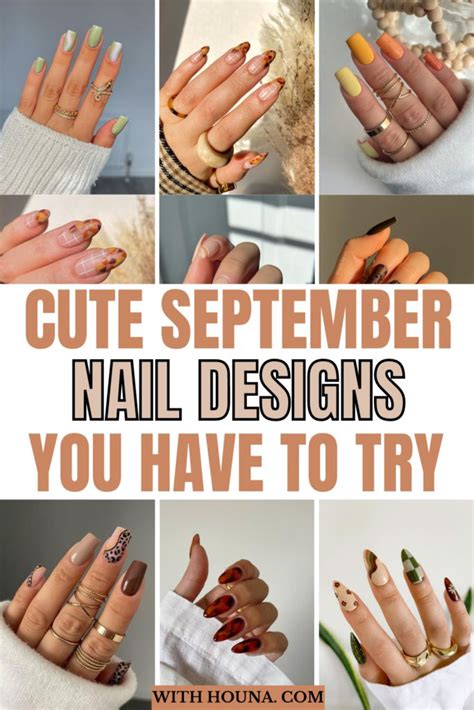 cute september nail ideas|september nail color ideas.